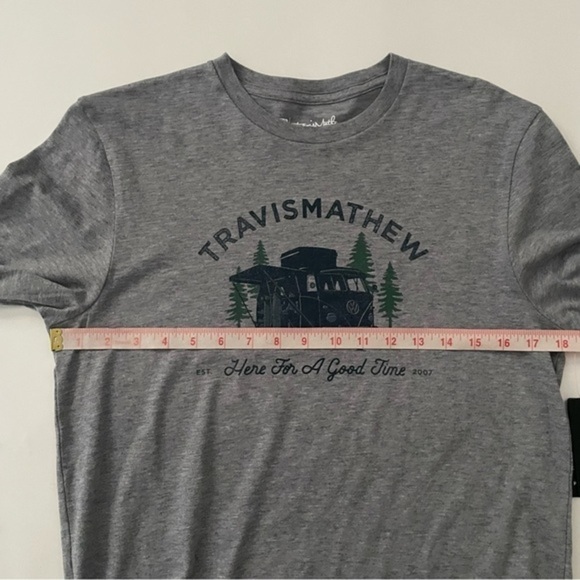 New Travis Mathew Coal Walk Graphic Tee Shirt Size Small - Picture 6 of 6